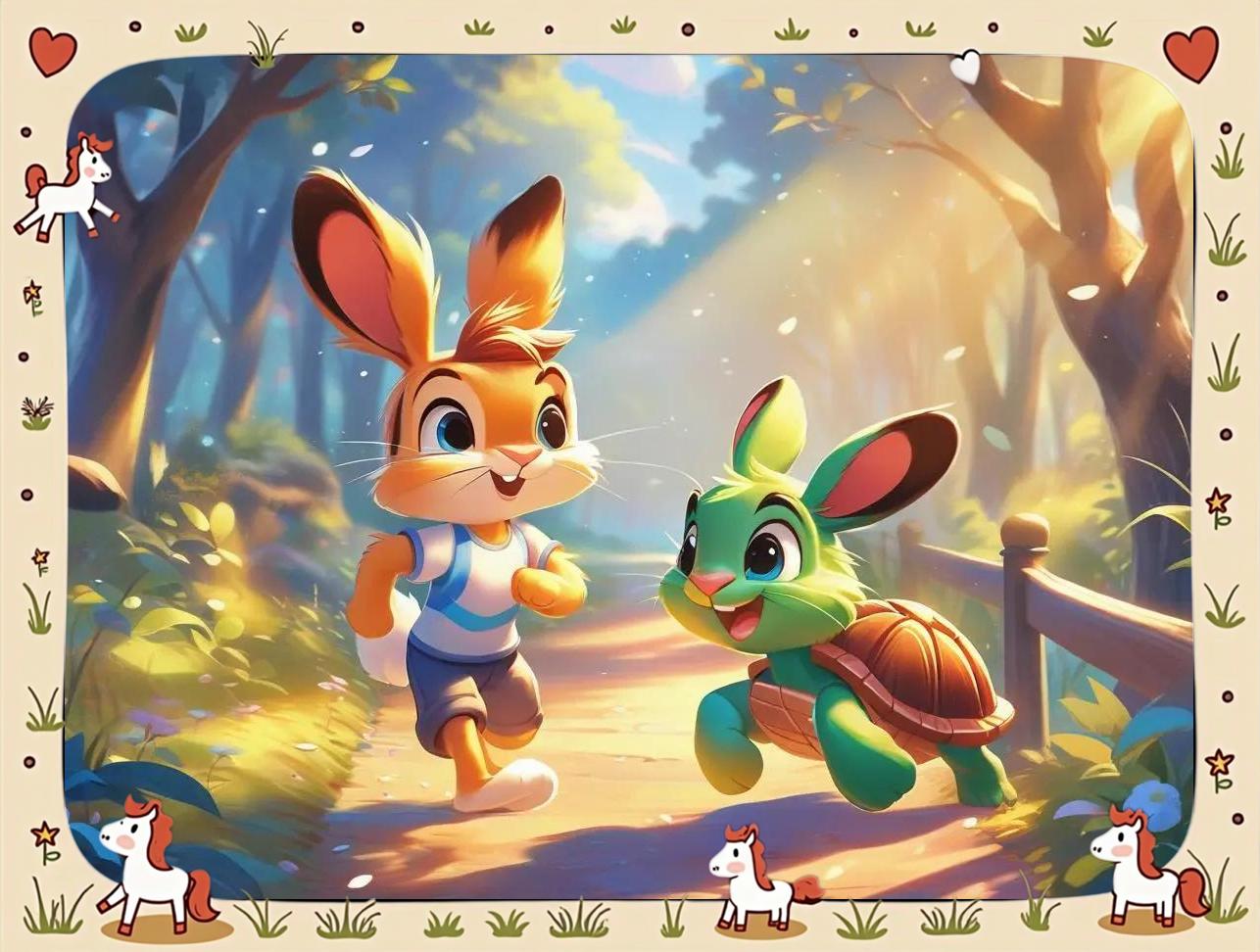 乌龟队以微弱优势险胜兔子队